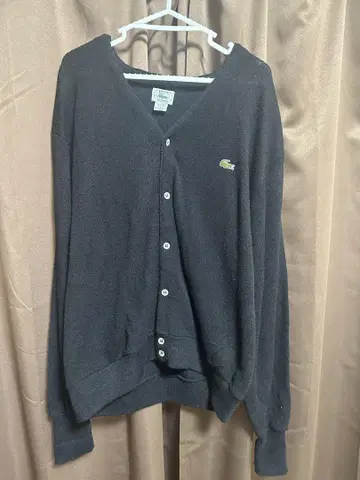 IZOD Lacoste 블랙 가디건 L USA제