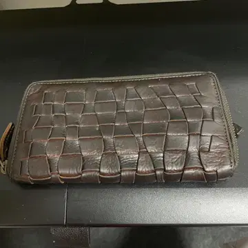 COWBOYSBAG 뜨개질 가죽 장지갑 브라운