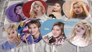 TWICE 사나 부채 세트