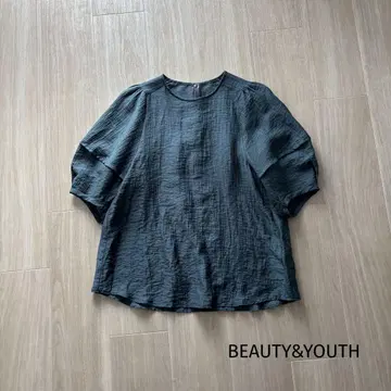 BEAUTY&YOUTH 시어 볼륨 슬리브 블라우스