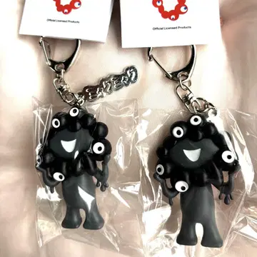 만박 블랙 미야쿠미야쿠 PVC 키링 2개