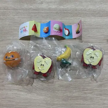 과일 요괴 마스코트 피규어 가챠가챠 Qualia 4개 세트