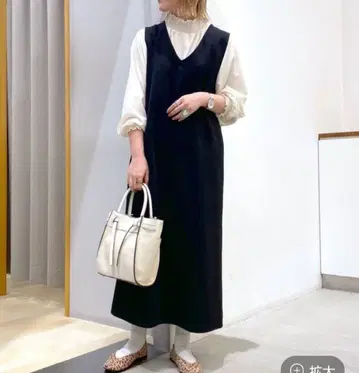 렙심 오버롤 스커트