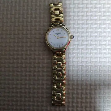 TISSOT 골드 아날로그 손목시계