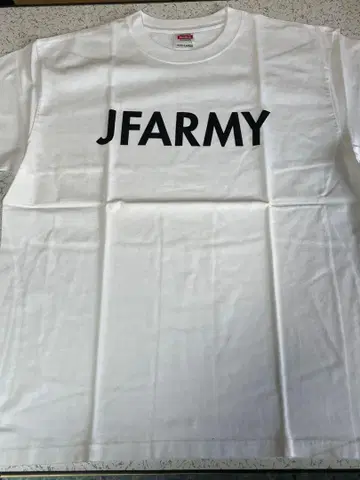 귀중품, 미사용품! JFARMY T셔츠 L 사이즈 화이트