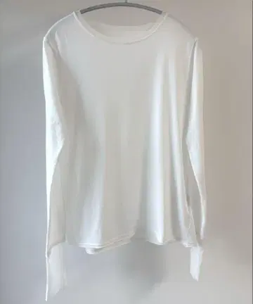 [ SLOBE IENA ] 레이어드 슬리브 롱 TEE 화이트