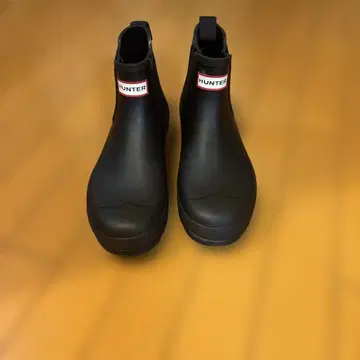 HUNTER 블랙 숏부츠
