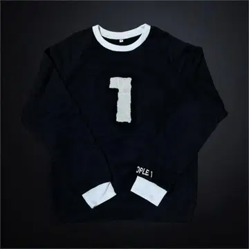 PEOPLE 1 1 맨투맨 BLACK