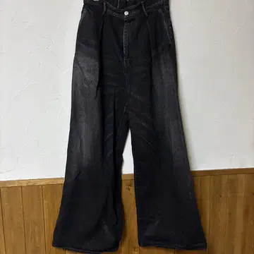 Graphpaper 블랙 와이드 팬츠