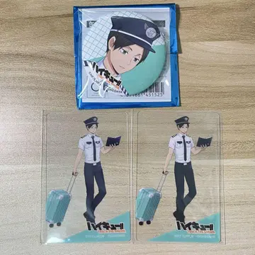 하이큐 하이 클리어 카드 캔뱃지 쿠니미 아키라