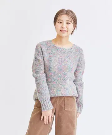 프레디레피 컬러네프 모헤어 니트 그레이