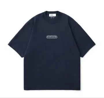 everyone j.30000 sketchy 로고 티 네이비