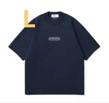 everyone j.30000 sketchy 로고 티 네이비