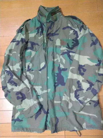 카모 패턴 밀리터리 자켓