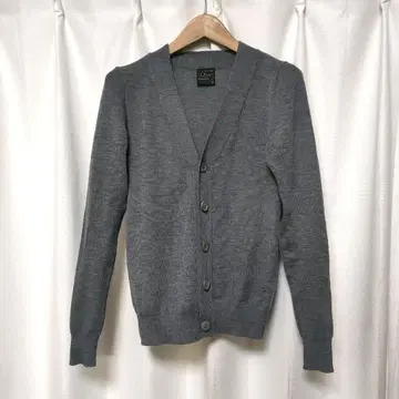 [ 새상품급 ] Letroyes 루트로와 울 하이 게이지 V넥 가디건