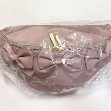 시마무라 아오키 미사코 콜라보 바디백 숄더백 리본 핑크