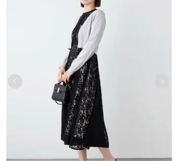 셀포드 실버 라메 크롭 가디건