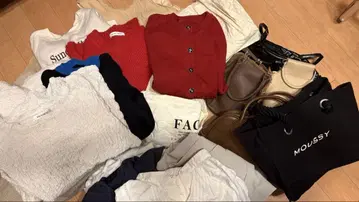 여성용 겨울 상품 묶음 판매 MOUSSY 외