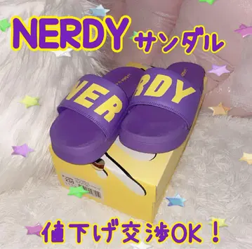 NERDY 샌들 퍼플 23cm