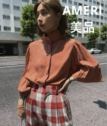 컨디션 최상 AMERI PLEATS SLEEVE BLOUSE
