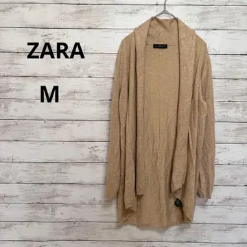 [ 자라 ] ZARA 롱 가디건 ( M ) 베이지 겉옷 베이직