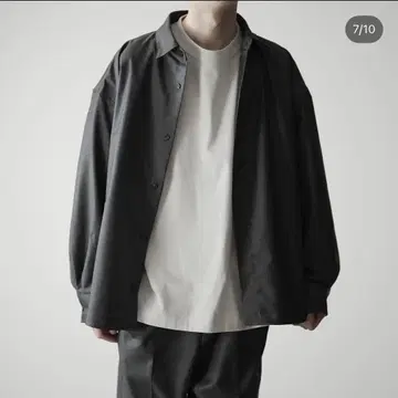 루본 릴렉스 레귤러 컬러 셔츠 셋업