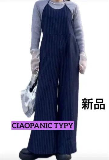 CIAOPANIC TYPY 홀터넥 살로펫 M 네이비 새상품
