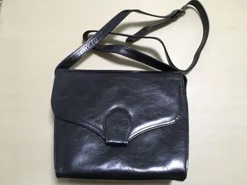 LACAGE BASIC 블랙 가죽 숄더백
