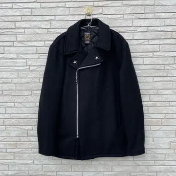 Schott P코트 38 다크 네이비 라이더스 멜톤 와일드 원스타