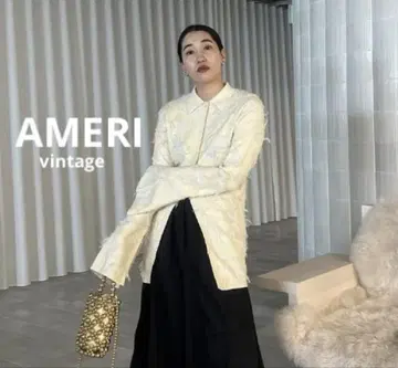 [ 새상품급 ] AMERI UND LIKE DAMAGE KNIT TOP