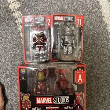 MARVEL STUDIOS BE@RBRICK 피규어 세트