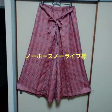 기모노 리메이크 하카마풍 팬츠
