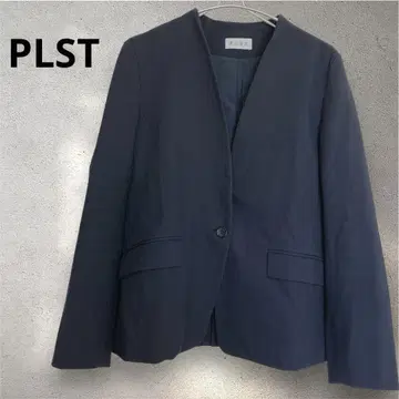PLST 플라스테 노카라 자켓 네이비 워셔블