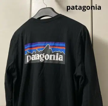 patagonia 파타고니아 P-6 로고 긴팔 티셔츠 남성용 XL
