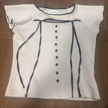 미셸 마카롱 더블 플레어 슬리브 리본