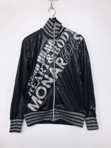 00년대 Y2K 헤이세이 락 시크 스타일 영문 그래픽 트랙 자켓