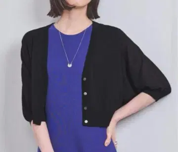 [ 새상품급 ] 유나이티드 애로우즈 블랙 돌먼 가디건