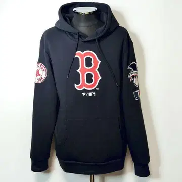 레드삭스 파나틱스 후드티 L 자수 패치 RED SOX
