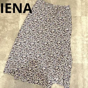 IENA 이에나 꽃무늬 플레어 롱 스커트