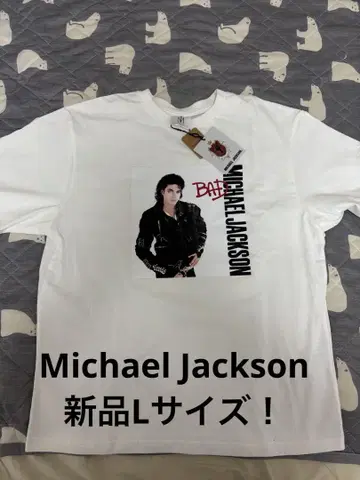 새상품 L! Michael Jackson BAD 자켓 셔츠 화이트
