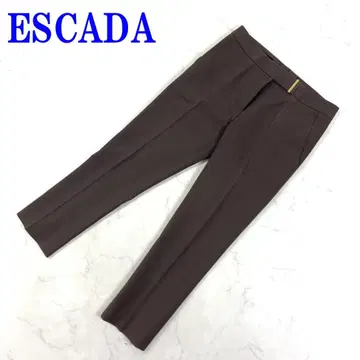 에스카다 슬랙스 팬츠 브라운 갈색 코튼 계열 32 C4291