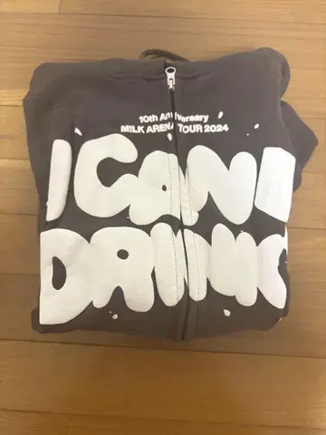 M!LK I CAN DRINK 캔드리 후드티 L 미사용품