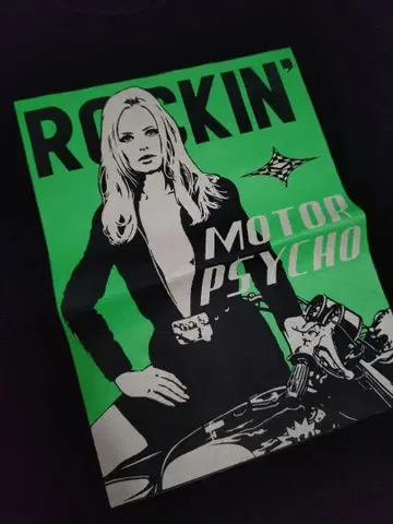 새상품 반팔 셔츠 모터사이코 MotorPsycho