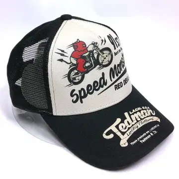 테드맨 메쉬 캡 TDC-8800 SPEED MONSTER 화이트 x 블랙