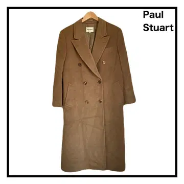 PaulStuart 체스터 코트 아우터 캐시미어 혼방 여성용 긴팔
