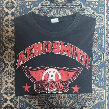 AEROSMITH 프린트 티셔츠 / 밴딩 T셔츠 크롭