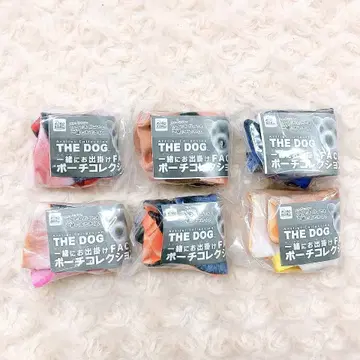 THE DOG 함께 외출 FACE 파우치 컬렉션 총 6종 풀 컴프