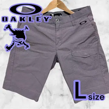 컨디션 최상 OAKLEY 오클리 스컬 L 하프 팬츠 골프웨어 보라색