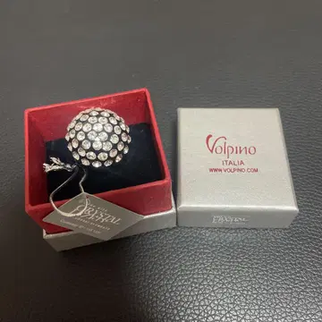 Volpino Italy 크리스탈 반지 (스와로브스키 엘레멘츠 사용)