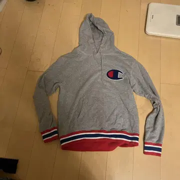 Champion 그레이 X-LARGE 후드티